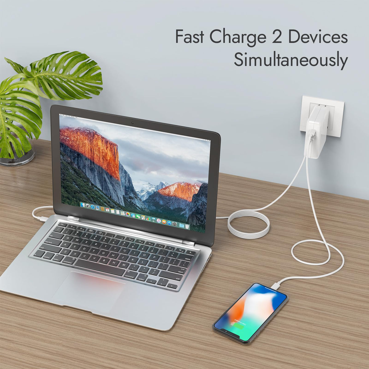 Djsanu 138W charger bundle ideal for travel and home desks.