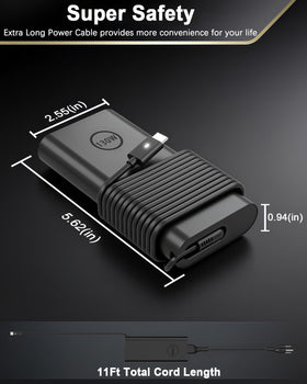 DJW charger next to hand for scale showing portable high-watt charging