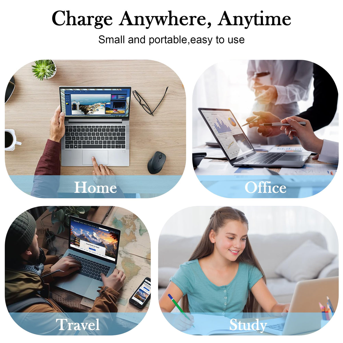 DJW 65W USB-C charger compatibility list