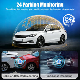 DKGEA 24h parking mode enables continuous monitoring when parked