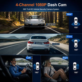 DKGEA Dash Cam GPS WiFi control enables easy video transfer.