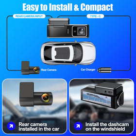 DKGEA easy installation with adhesive mount and concealed cables