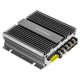 dkplnt 40A 12V converter front view showing compact aluminum shell for vehicles