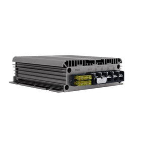 dkplnt 40A 12V converter side view highlighting rugged housing and heat management