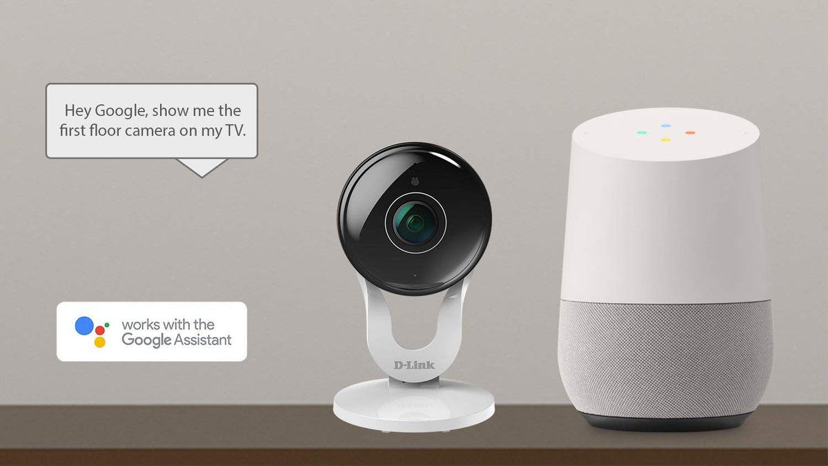 D-Link lifestyle in living room illustrating wide coverage and peace of mind