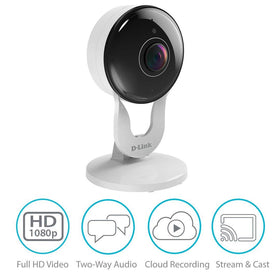 D-Link night vision demo capturing clear infrared view in darkness
