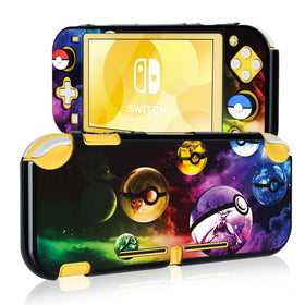 DLseego Switch Lite case with cartoon balls pattern for durable protection