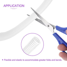 DMiotech corrugated sleeve demonstrates flexible conduit for tight bends.