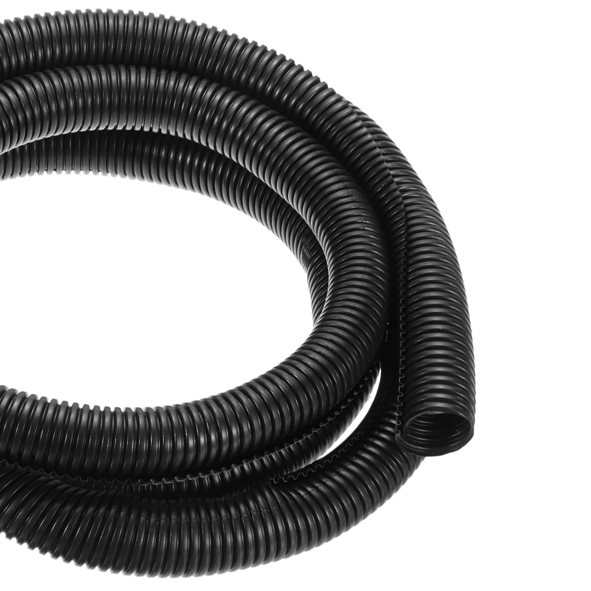 DMiotech wire loom sleeve in black protects office cables from wear and tangling