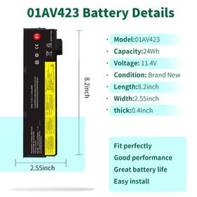 DMKAOLLK battery top label close-up showing model and specs for confident matching