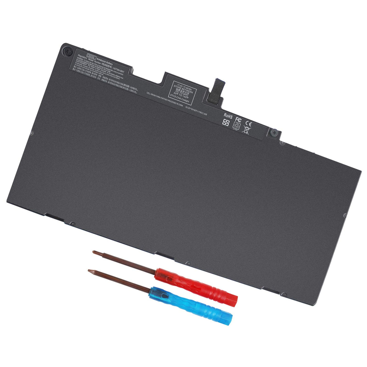 DMKAOLLK CS03XL battery front view for HP EliteBook, reliable replacement power
