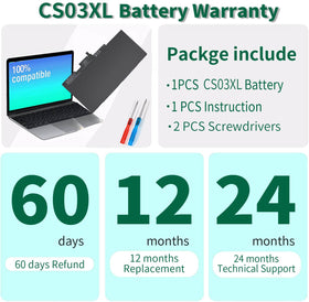 CS03XL rear connection pins for secure laptop power delivery