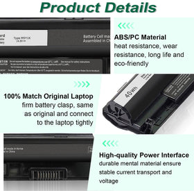 DMKAOLLK installation-ready Dell battery for easy DIY replacement
