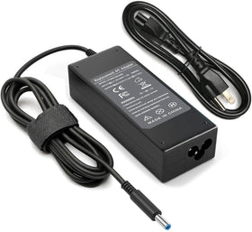 DMKAOLLK Dell OptiPlex AC adapter front view showing compact design for easy desk setup