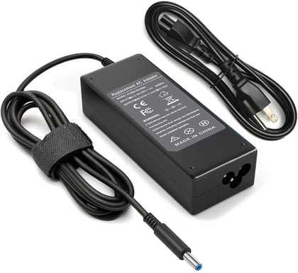 DMKAOLLK Dell OptiPlex AC adapter front view showing compact design for easy desk setup
