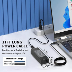 DMKAOLLK Packaging with included AC adapter and power cord for ready setup