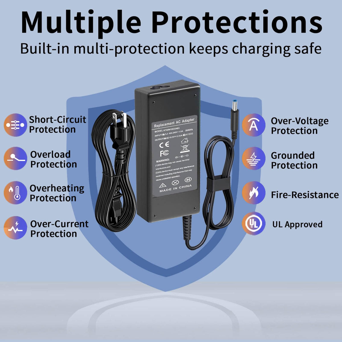 DMKAOLLK Warranty and support badge emphasizing 12 month coverage and support