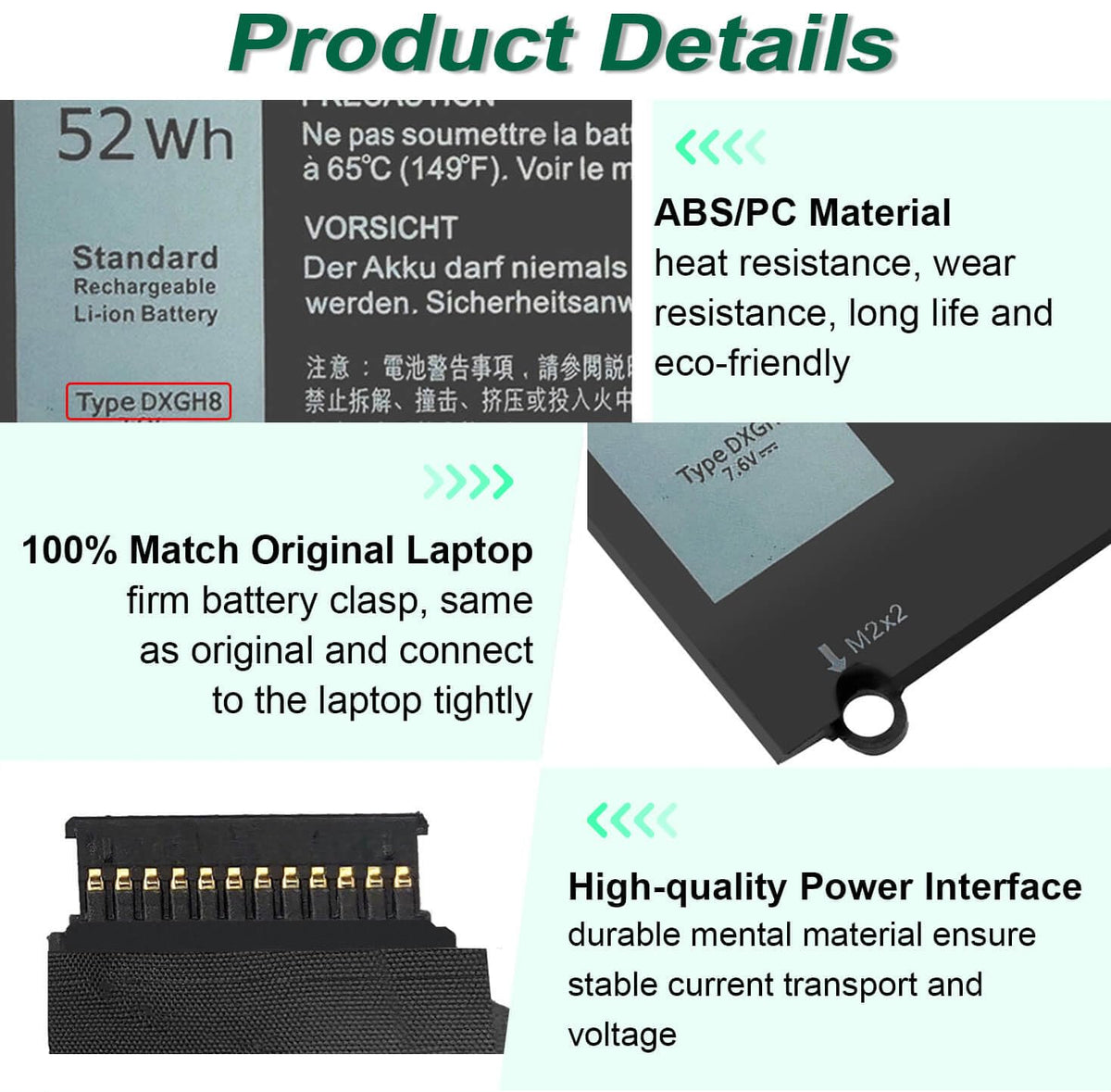 DMKAOLLK DXGH8 installed inside Dell laptop for fast swap