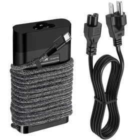 DMKAOLLK front view of slim 65W USB-C charger showing compact design and portability benefits