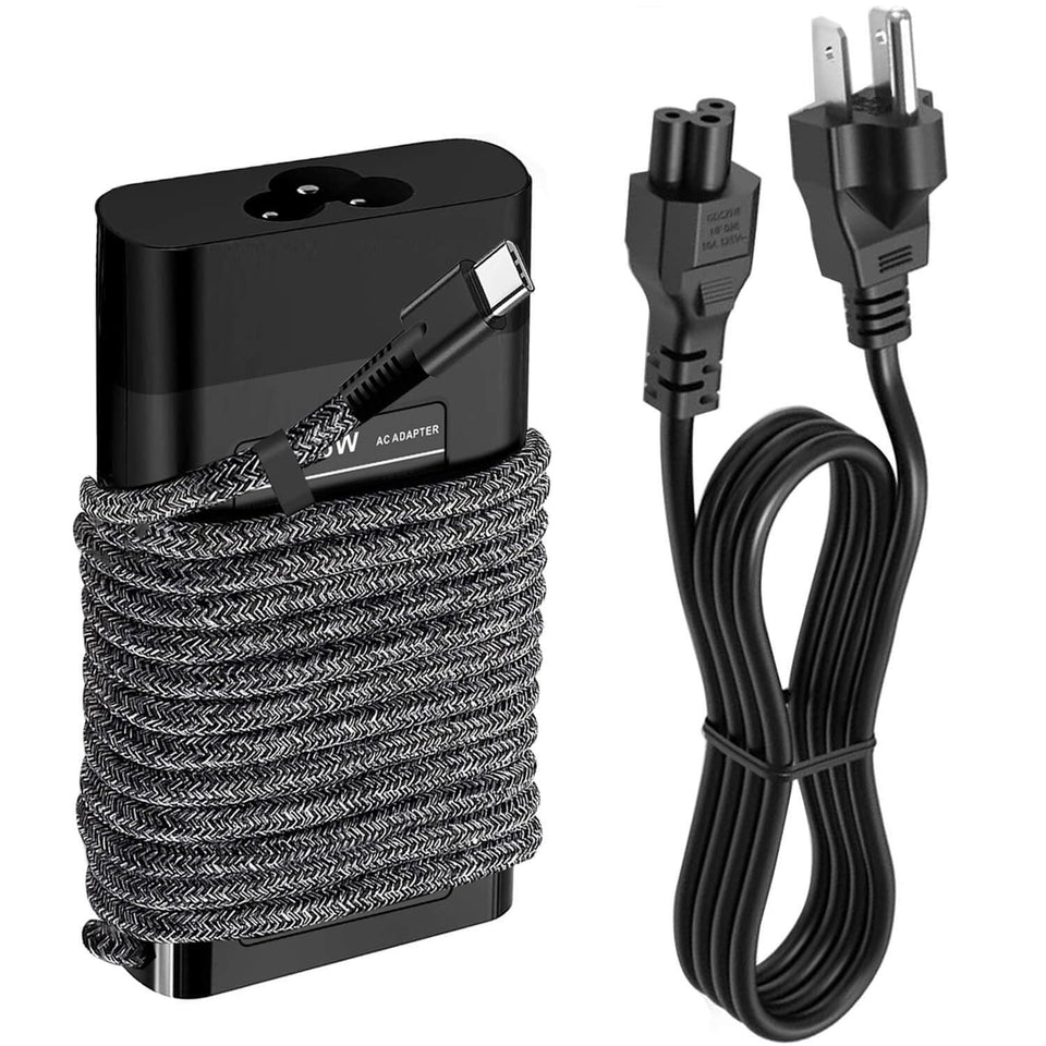 DMKAOLLK front view of slim 65W USB-C charger showing compact design and portability benefits