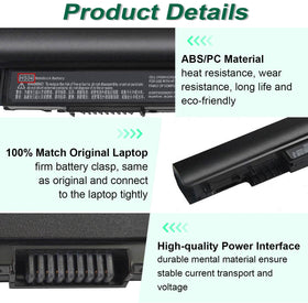 DMKAOLLK HS04 battery compatibility list supporting multiple HP Pavilion models.