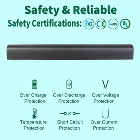 KI04 battery installed in HP Pavilion laptop for extended use