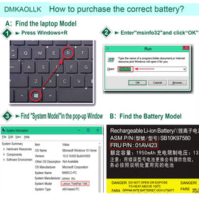 DMKAOLLK battery in laptop on a travel desk showing portability and reliability benefit