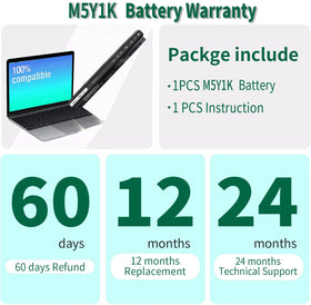 DMKAOLLK 14.8V 40Wh 2600mAh specifications for M5Y1K