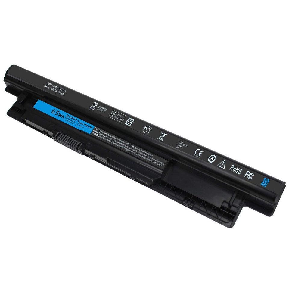 DMKAOLLK MR90Y front packaging showing battery model and capacity benefit