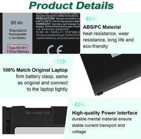 DMKAOLLK MXV9V installed inside Dell laptop demonstrating easy replacement