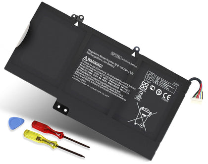 DMKAOLLK NP03XL front packaging showing battery and accessories for easy replacement
