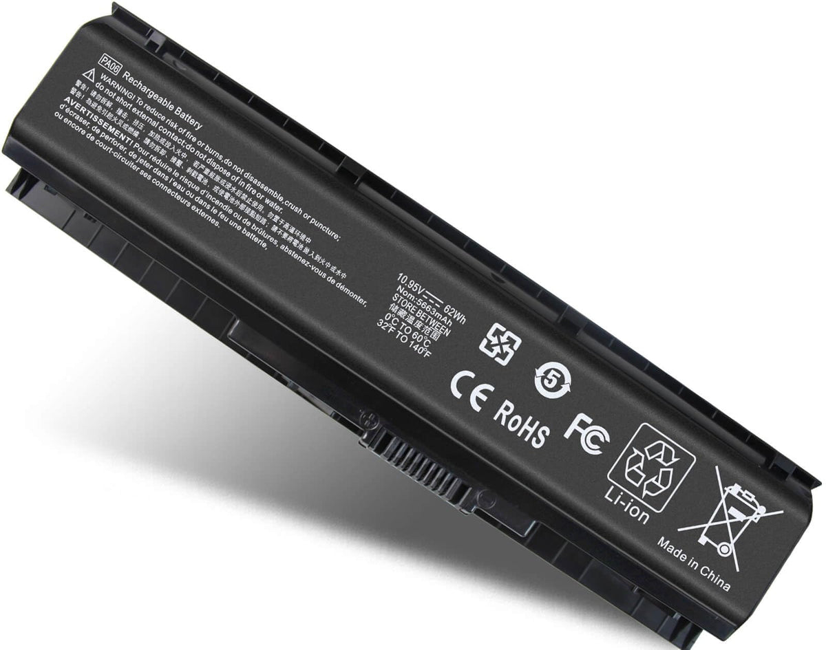 DMKAOLLK PA06 battery front view for HP Omen, dependable gameplay uptime