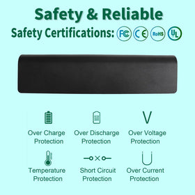 DMKAOLLK PA5109U-1BRS battery label confirming model and certifications