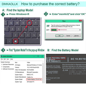 DMKAOLLK PA5109U-1BRS laptop fit image for easy replacement