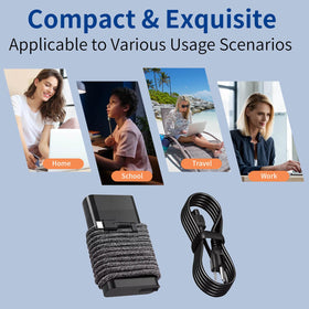 DMKAOLLK boxed packaging and contents staged to show ready-to-use certified adapter benefit