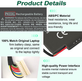DMKAOLLK battery installed in HP Spectre x360 demonstrating plug-and-play convenience
