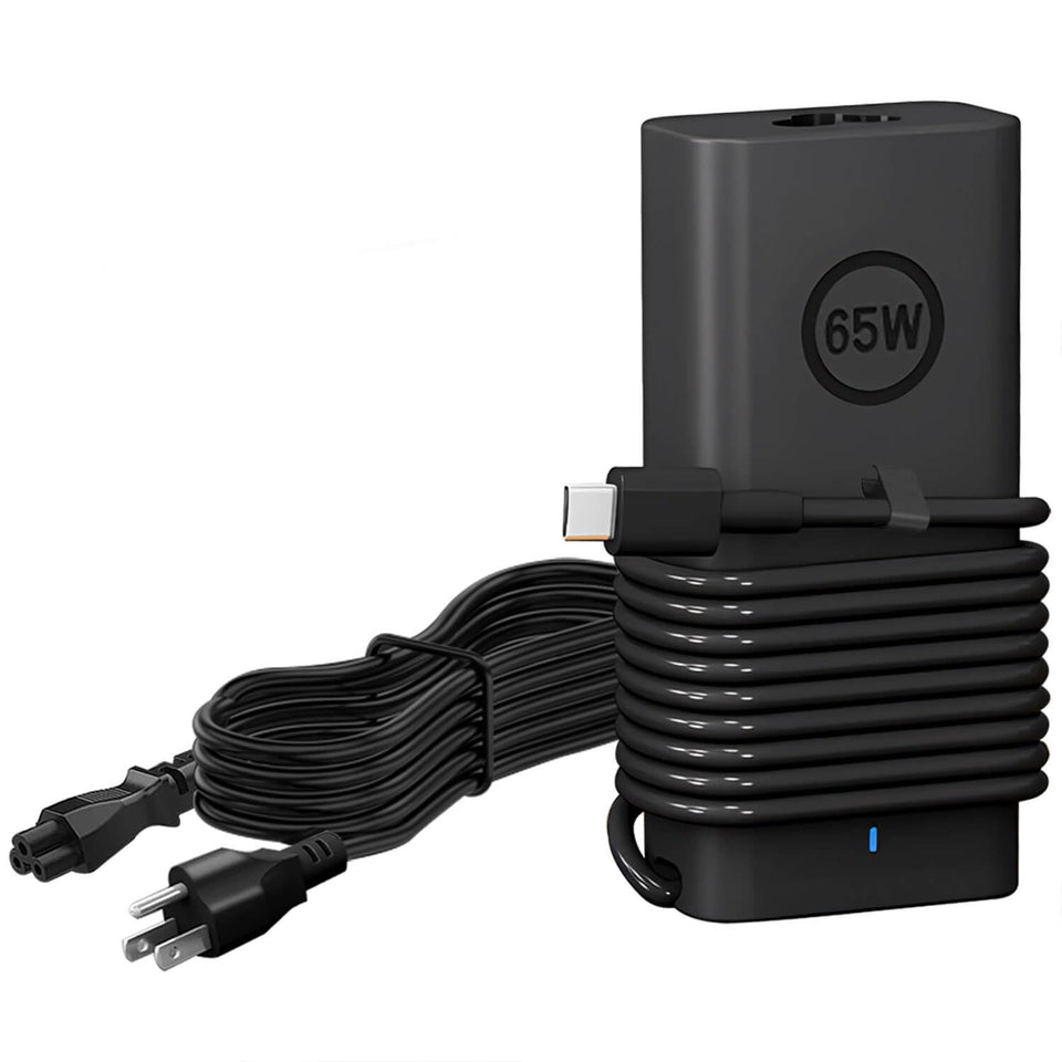 DMKAOLLK Slim 65W USB-C charger front view for portable daily use.