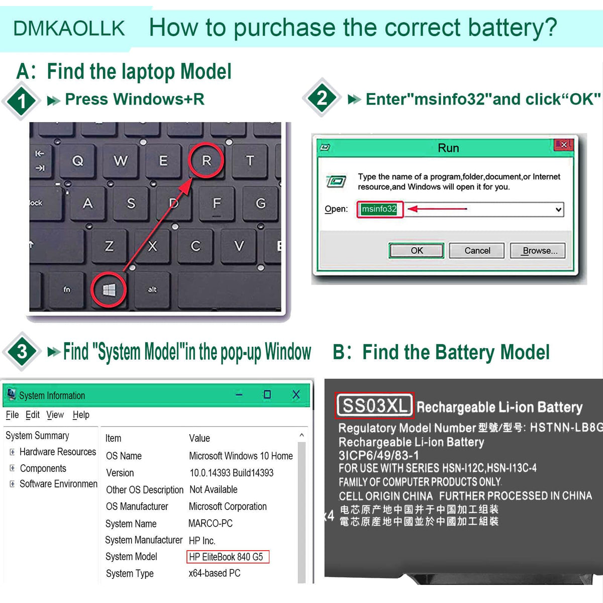 DMKAOLLK SS03XL on a work desk next to a laptop, notebook, and coffee — extended uptime