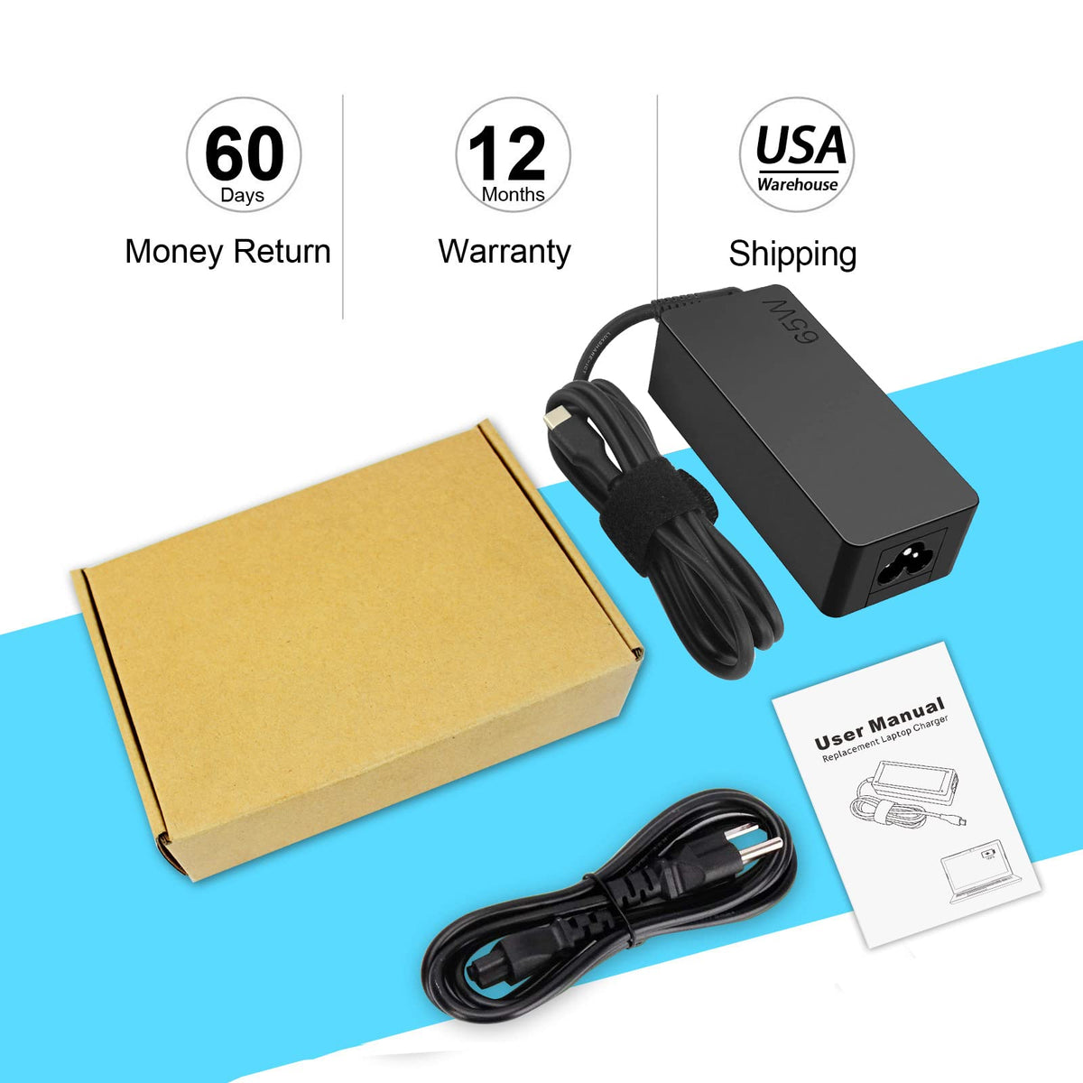 DMKAOLLK travel-ready charger compact for on-the-go charging.