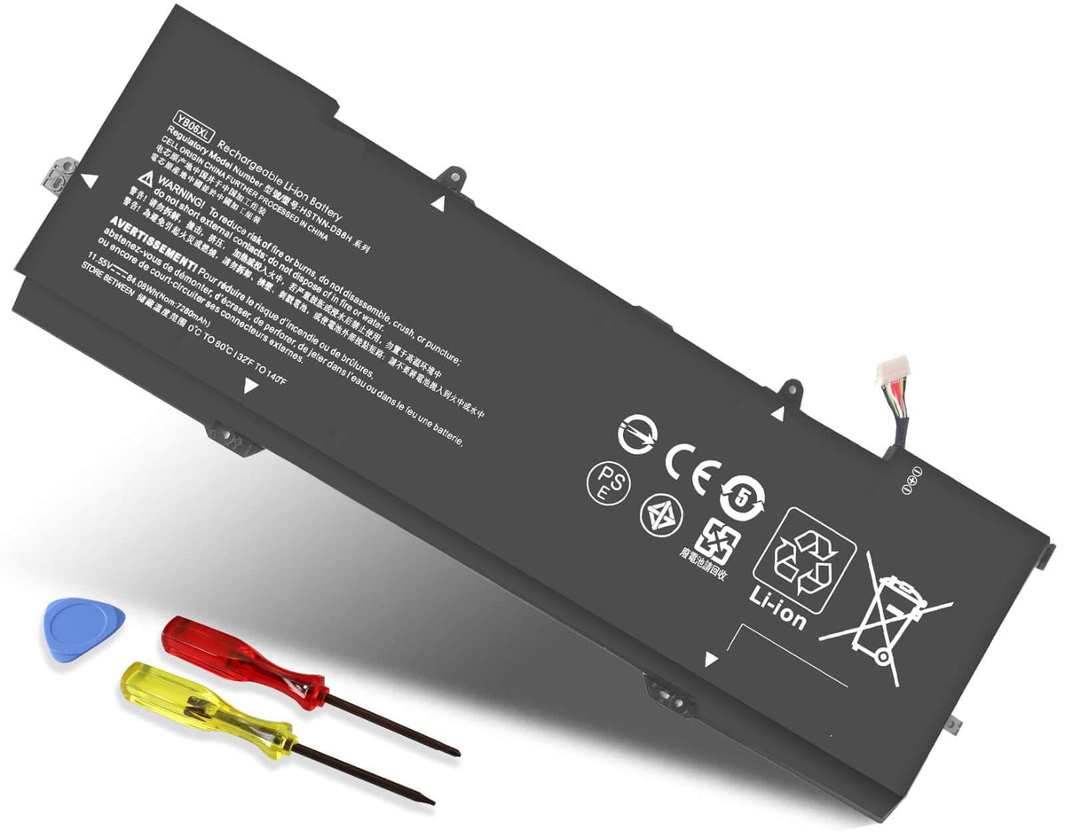DMKAOLLK YB06XL front packaging showing battery and benefit of replacement power