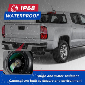 Dngbymx backup camera supports GMC Colorado and Chevy Caoyon compatibility