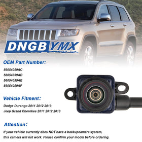 Dngbymx rear view camera for Grand Cherokee 2011-2013 enhances parking visibility.