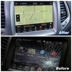 Dngbymx Dodge Durango dashboard upgrade supports reliable touch input on the go