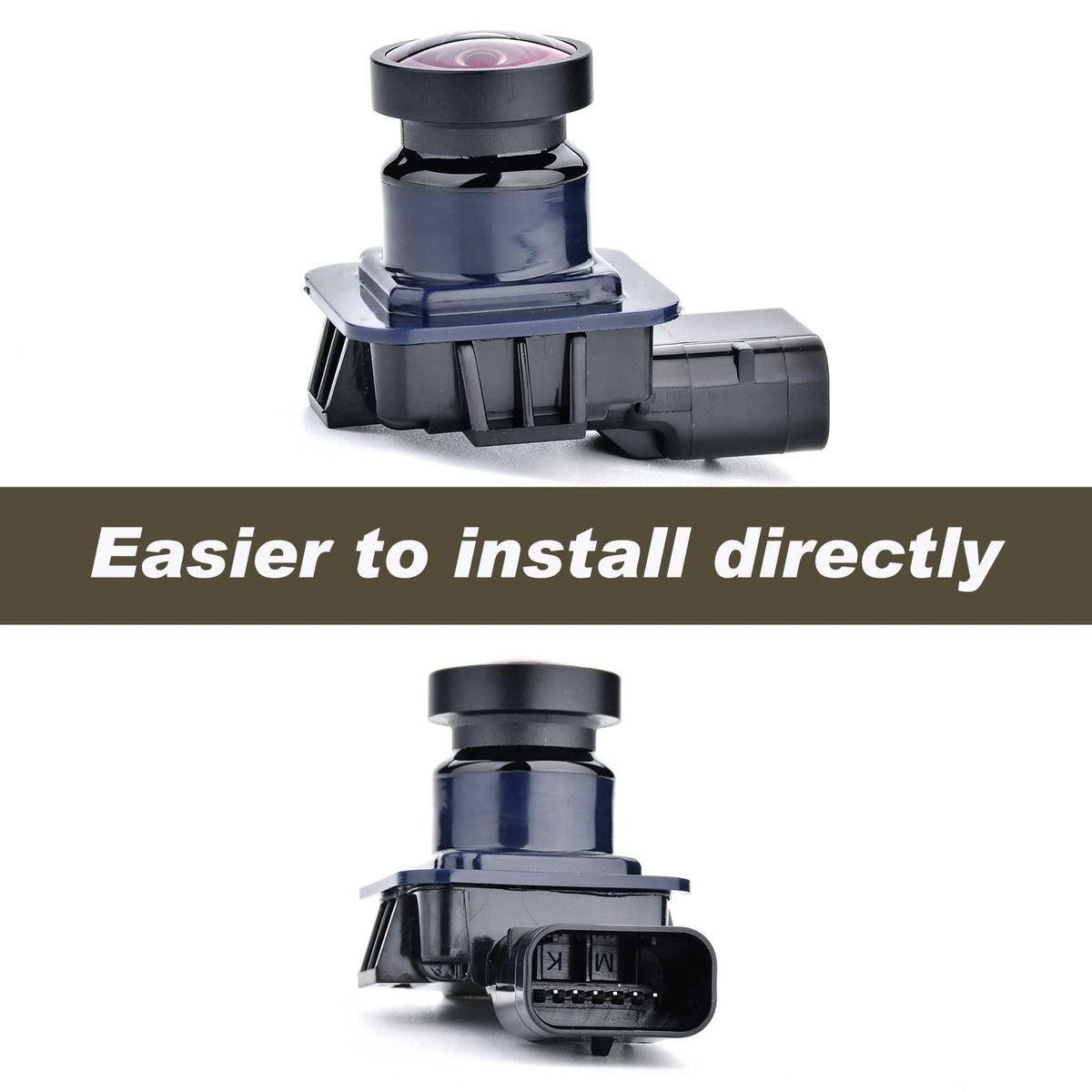 Dngbymx Ford Fusion rear-view installation with plug-and-play ease