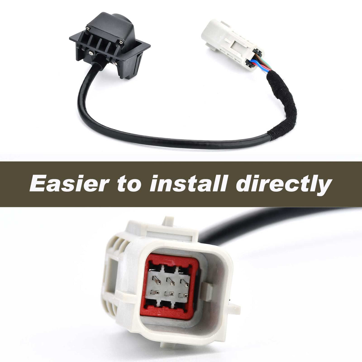 Dngbymx SRX rear view camera plug and play installation reduces setup time