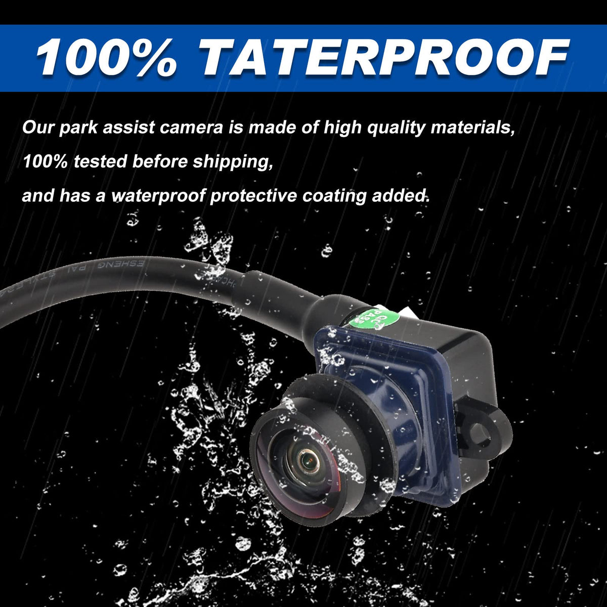 Dngbymx weatherproof coating protects the camera in rain and dust.