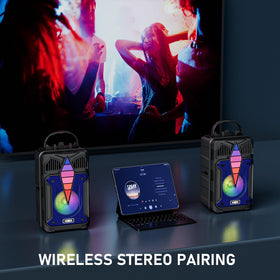 Dnil Bluetooth 5.0 ensures stable wireless connections during parties