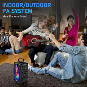 Dnil USB/TF/AUX connectivity supports versatile devices for quick playback