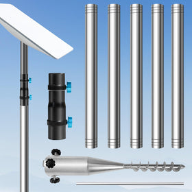 DNShorix Starlink pole-mount with durable one-and-a-half-inch pole for stable signal positioning.