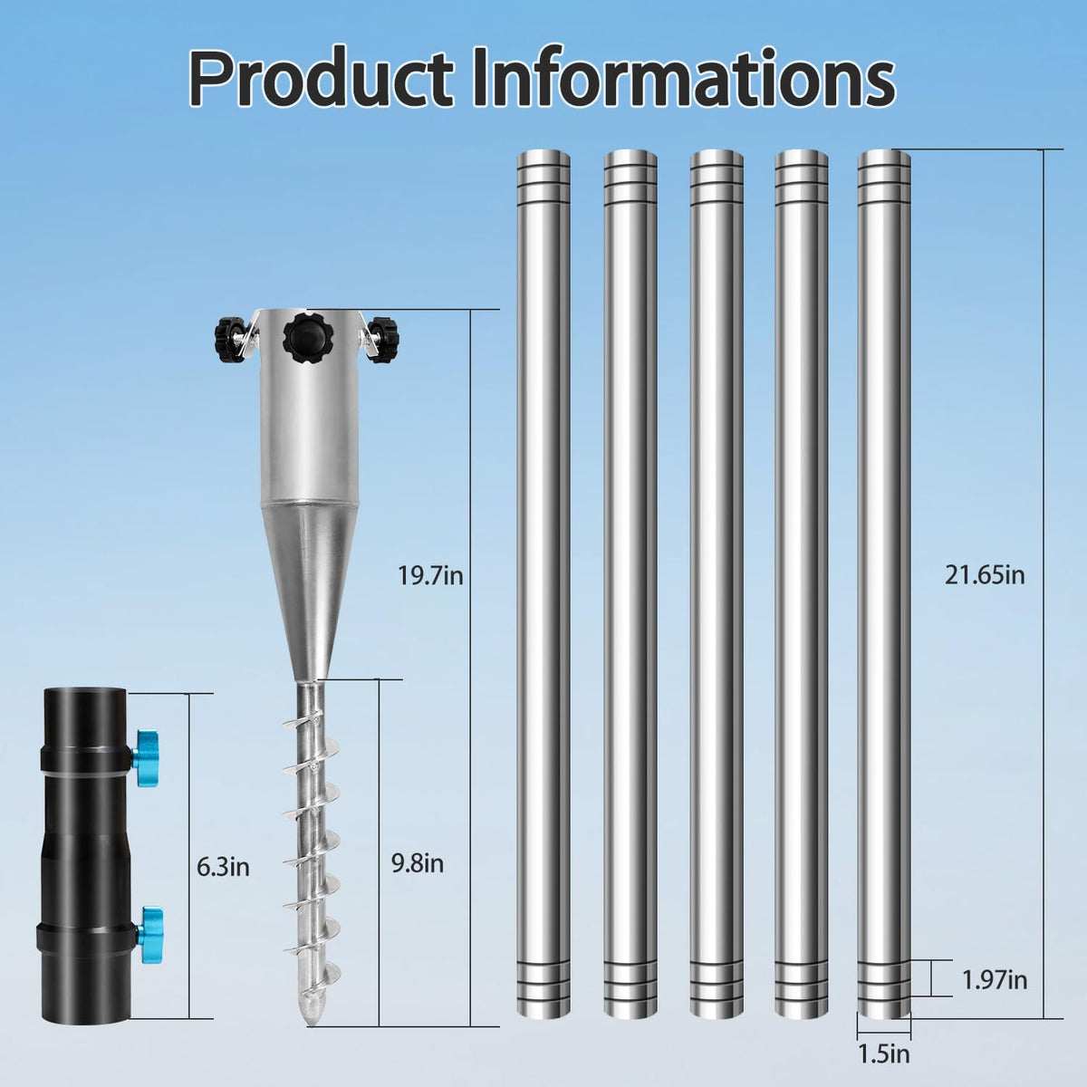 DNShorix Starlink stainless steel construction resists rust for outdoor durability.